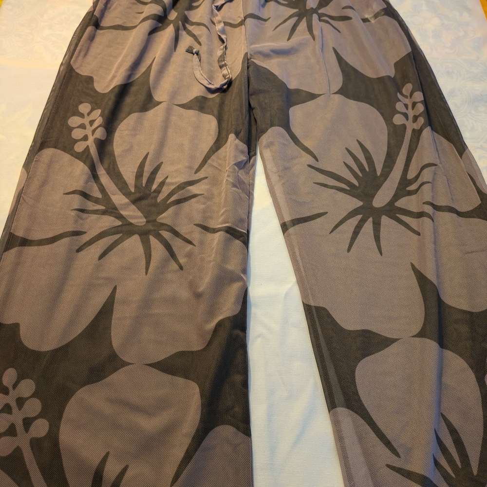 Gray Swim Coverup with Elegant Design